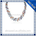 AAA 6-8MM 2014 Multi-Colored Freshwater Pearl Costume Pearls Necklace